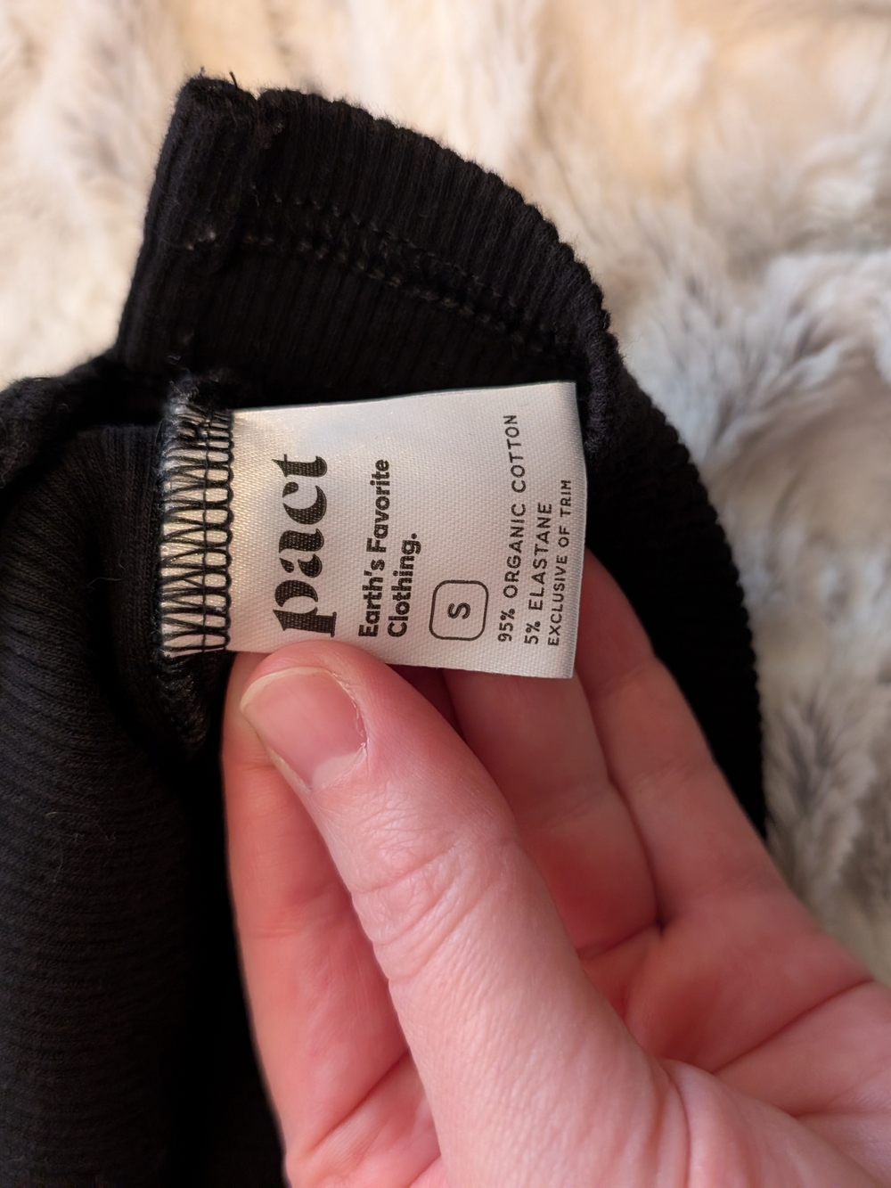 Pact Favorite Ribbed Tank Top - Picture 4 of 5